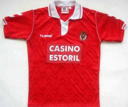 maillots sl benfica domicile 1992-1994 rétro