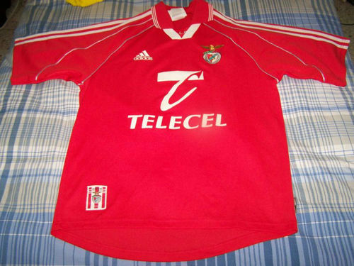 maillots sl benfica domicile 1999-2000 rétro