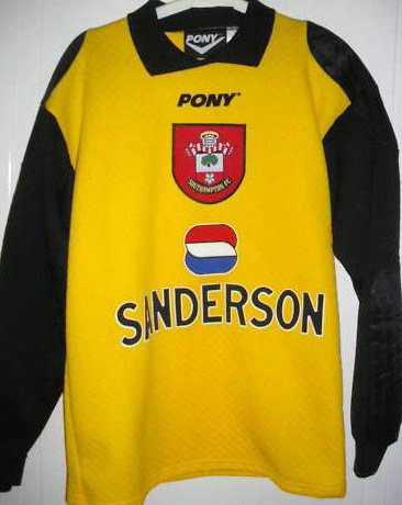 maillots southampton fc gardien 1995-1997 rétro