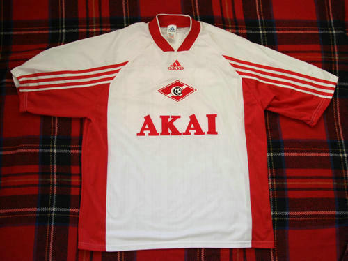 maillots spartak moscou exterieur 1998 pas cher