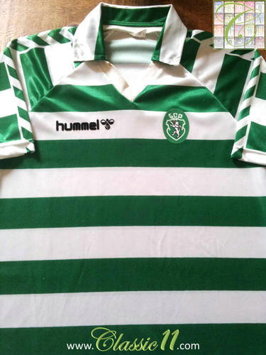 maillots sporting cp domicile 1988-1990 rétro