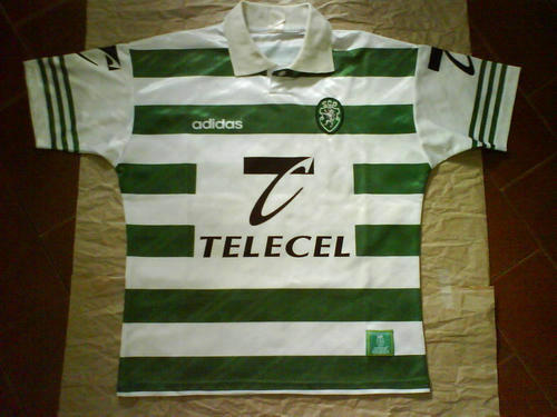 maillots sporting cp domicile 1996-1997 rétro