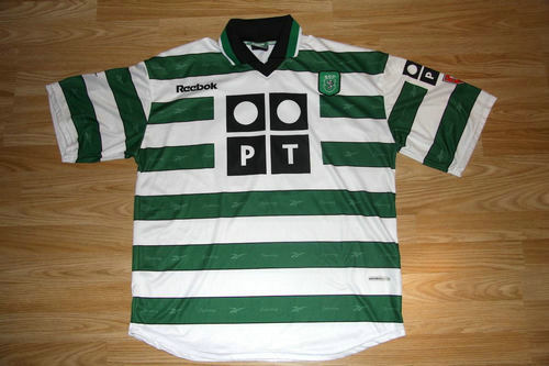 maillots sporting cp domicile 2000-2001 rétro