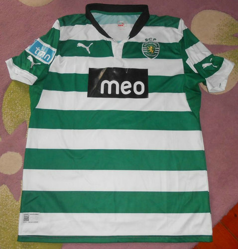 maillots sporting cp domicile 2014-2015 rétro