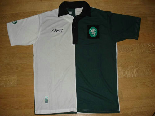 maillots sporting cp particulier 2005-2006 rétro