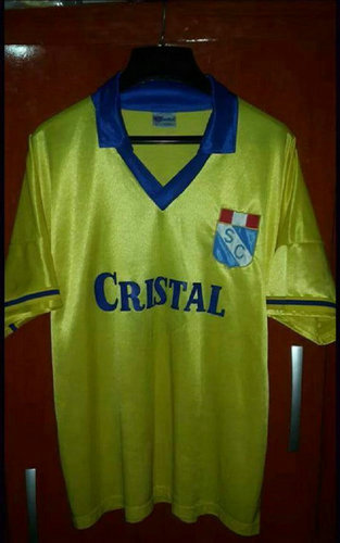 maillots sporting cristal exterieur 1992 pas cher