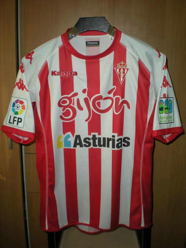 maillots sporting de gijón domicile 2011-2012 pas cher