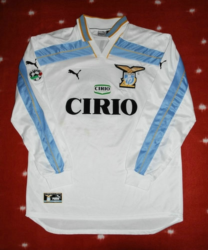 maillots ss lazio exterieur 1999-2000 rétro