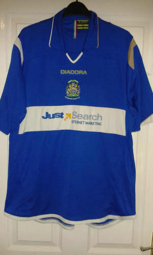 maillots stockport county fc domicile 2007-2009 rétro