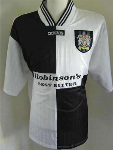 maillots stockport county fc exterieur 1997-1998 rétro