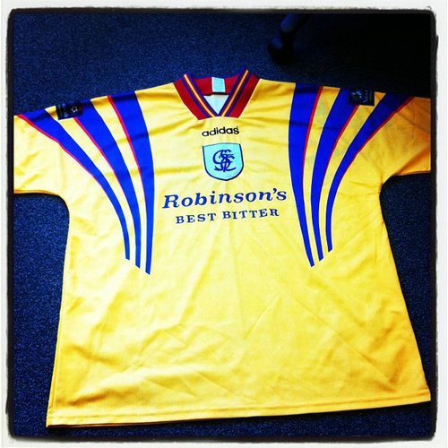 maillots stockport county fc réplique 1996 rétro