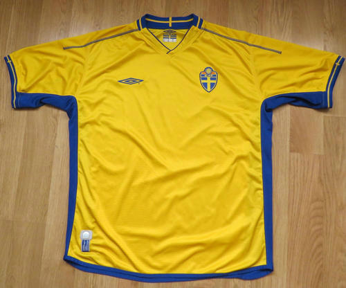 maillots suède domicile 2003-2005 rétro