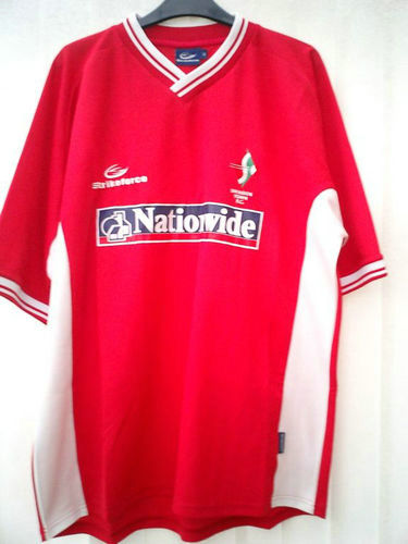 maillots swindon town fc domicile 2003-2004 rétro