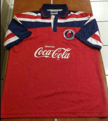 maillots tiburones rojos de veracruz domicile 1993-1994 rétro