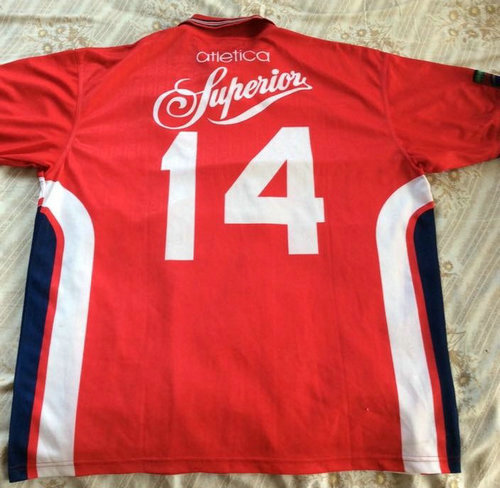 maillots tiburones rojos de veracruz domicile 1997 rétro