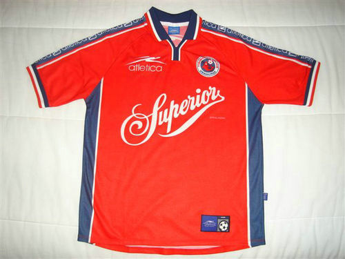 maillots tiburones rojos de veracruz domicile 2000 rétro