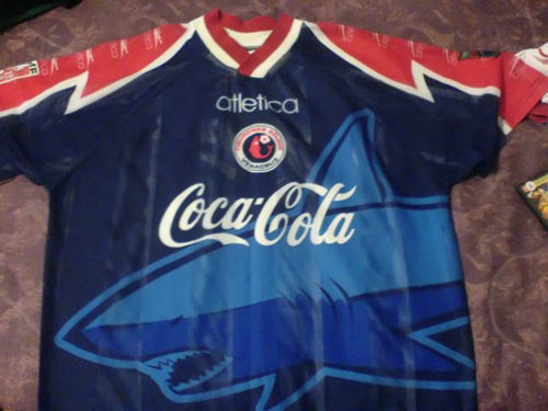 maillots tiburones rojos de veracruz particulier 1998 rétro