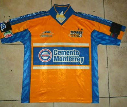 maillots tigres uanl domicile 1999 pas cher