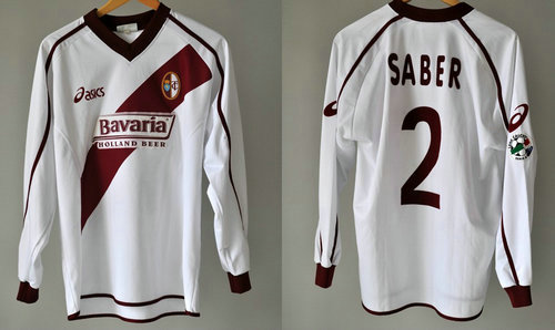 maillots torino fc exterieur 2003-2004 rétro