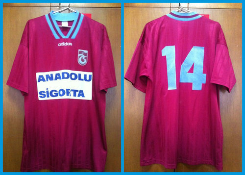 maillots trabzonspor domicile 1994-1995 rétro