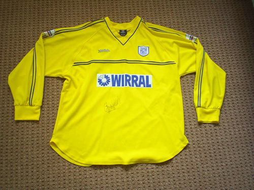 maillots tranmere rovers fc exterieur 2001-2004 rétro