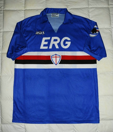 maillots uc sampdoria domicile 1990-1991 pas cher