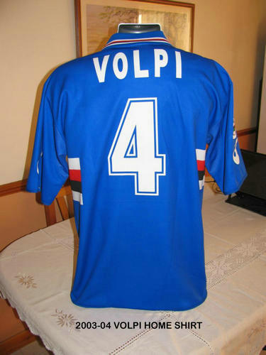 maillots uc sampdoria domicile 2003-2004 pas cher