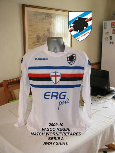 maillots uc sampdoria exterieur 2009-2010 pas cher