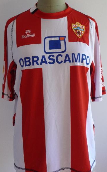 maillots ud almería domicile 2005-2006 rétro