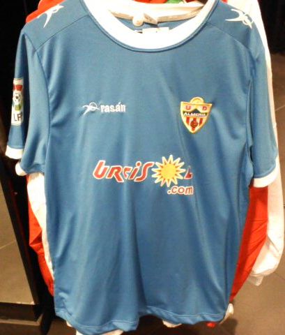 maillots ud almería exterieur 2011-2012 rétro