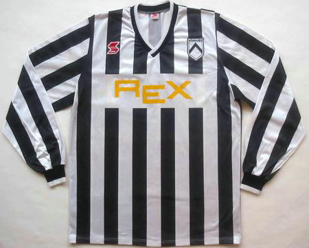 maillots udinese calcio domicile 1988-1990 rétro