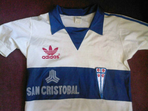 maillots universidad católica domicile 1981-1982 rétro