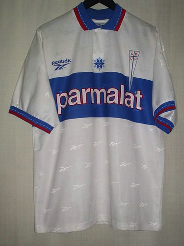 maillots universidad católica domicile 1998-2000 rétro