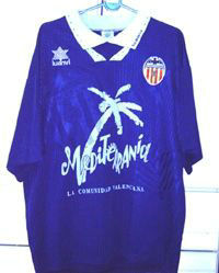 maillots valence cf exterieur 1994-1995 pas cher