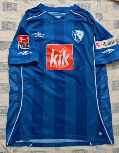 maillots vfl bochum domicile 2007-2008 rétro