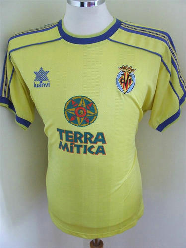 maillots villarreal cf domicile 1998-1999 rétro