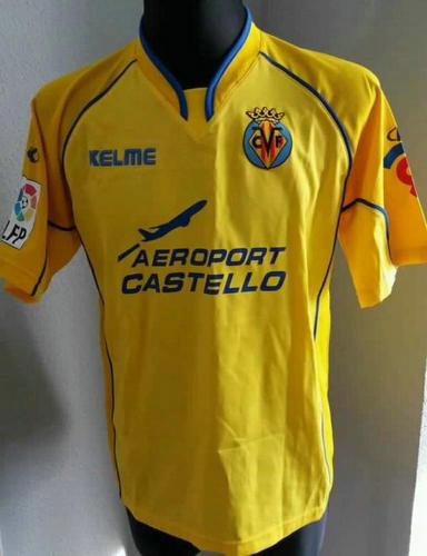 maillots villarreal cf domicile 2004-2005 rétro