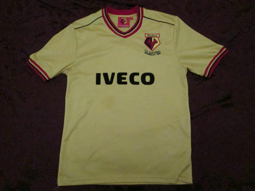 maillots watford fc réplique 1984 rétro