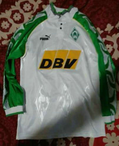 maillots werder brême domicile 1995-1996 pas cher