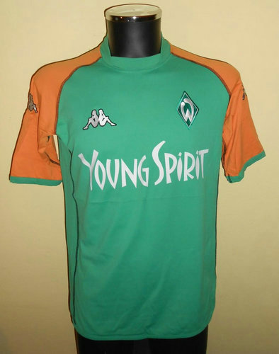 maillots werder brême domicile 2003-2004 rétro