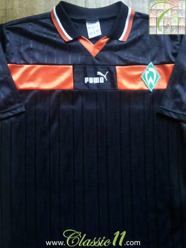 maillots werder brême exterieur 1998-1999 rétro