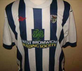 maillots west brom domicile 2002-2003 rétro