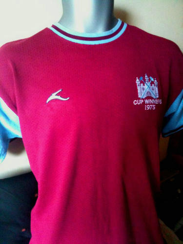 maillots west ham united domicile 1975-1976 rétro