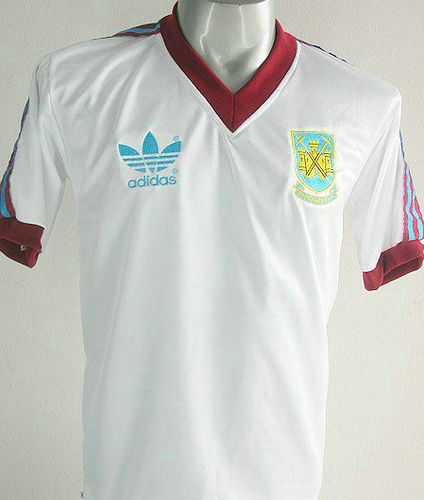 maillots west ham united exterieur 1981-1983 rétro