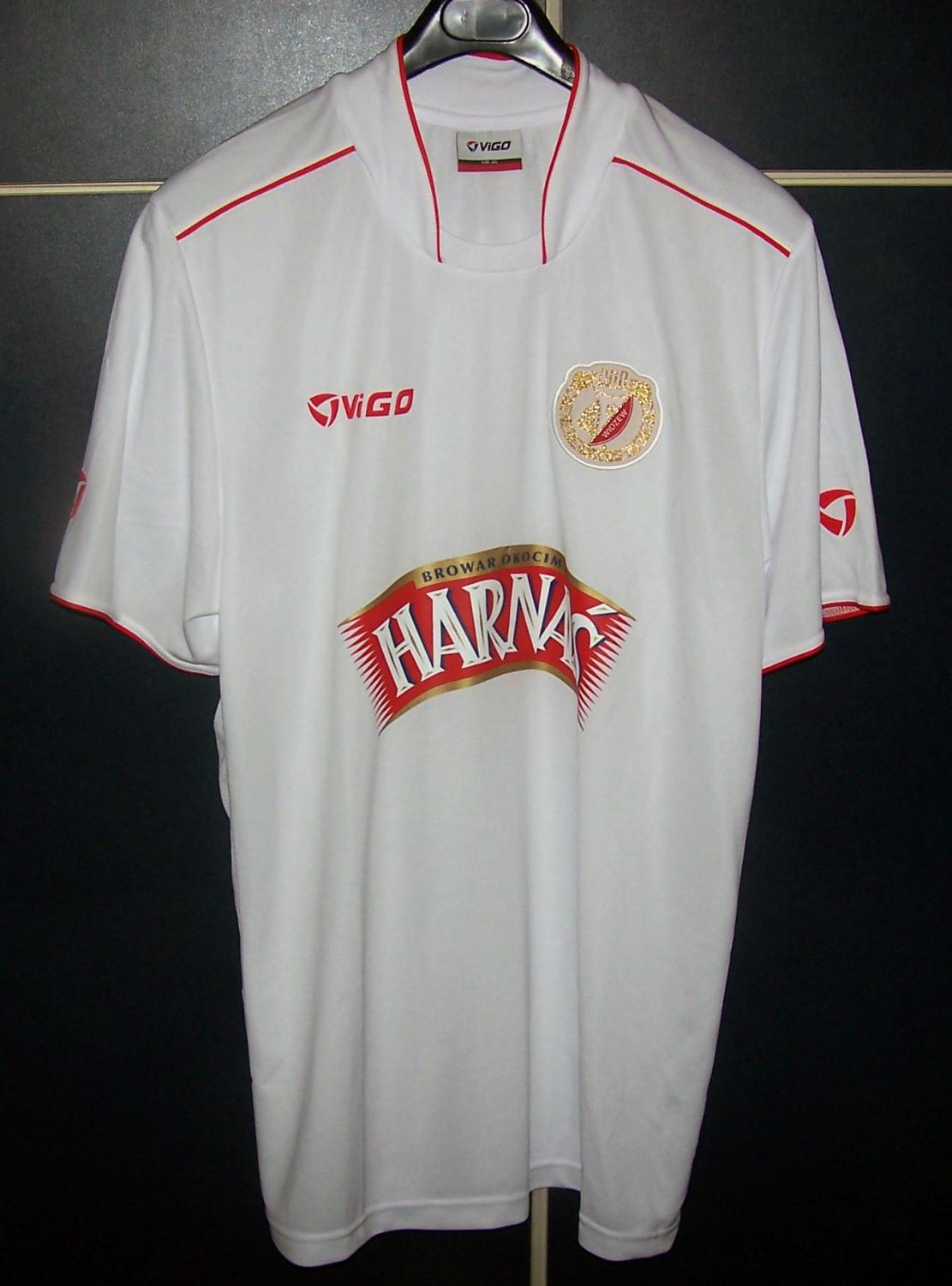 maillots widzew Łódź exterieur 2009-2010 pas cher