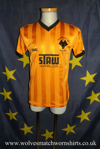 maillots wolverhampton wanderers domicile 1986-1987 rétro