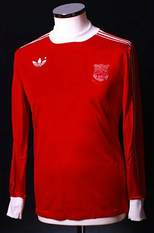 maillots wrexham fc domicile 1978-1981 rétro