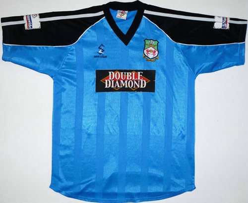 maillots wrexham fc exterieur 2000-2001 rétro