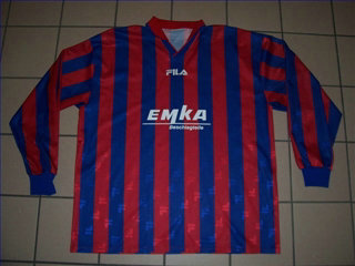 maillots wuppertaler sv domicile 1997-1998 rétro