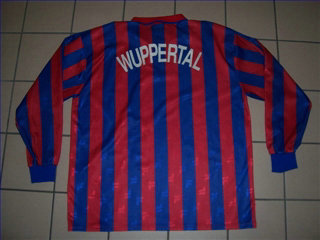 maillots wuppertaler sv domicile 1997-1998 rétro